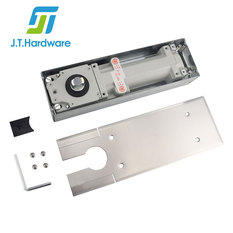 Jthardware Factory Priceadjustable Spring Power 90 Degree Hold Open Floor Mounted Door Closer for Good Price