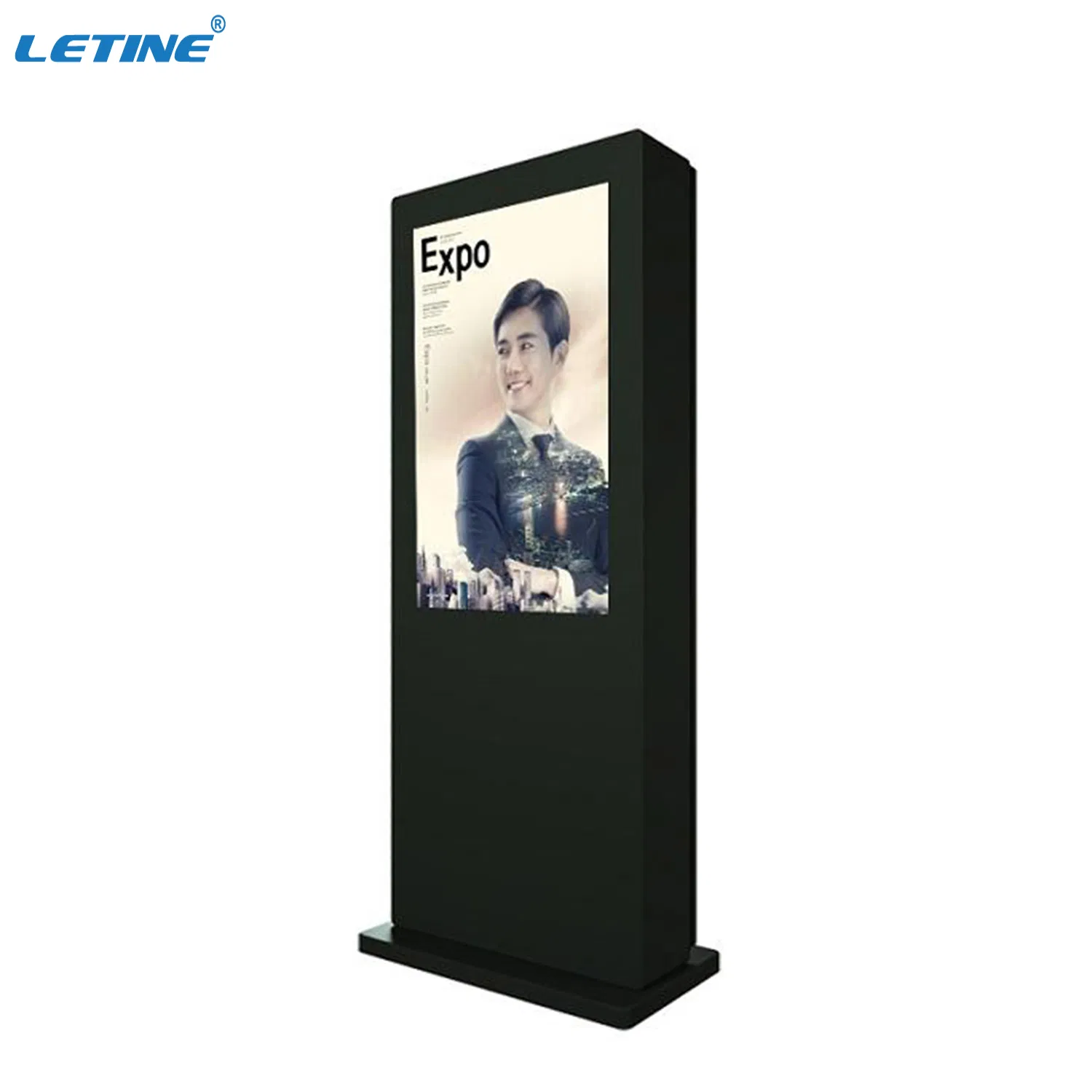 75-Inch Outdoor Kiosk Totem with Rk3568 Motherboard and Cms Solutions
