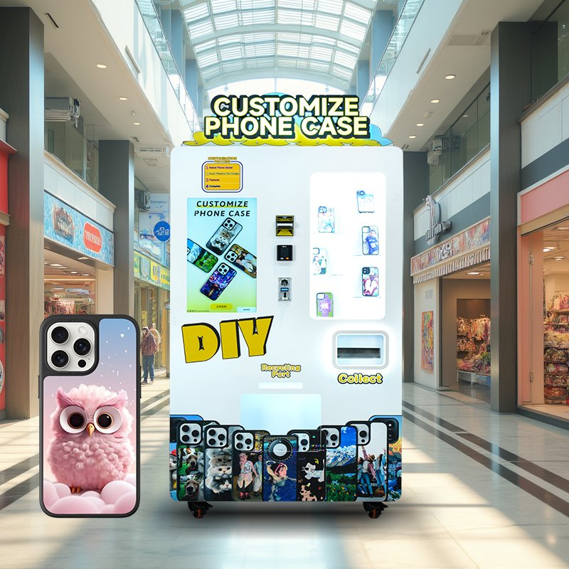 Durable Steel Print Case Vending Machine with High Capacity
