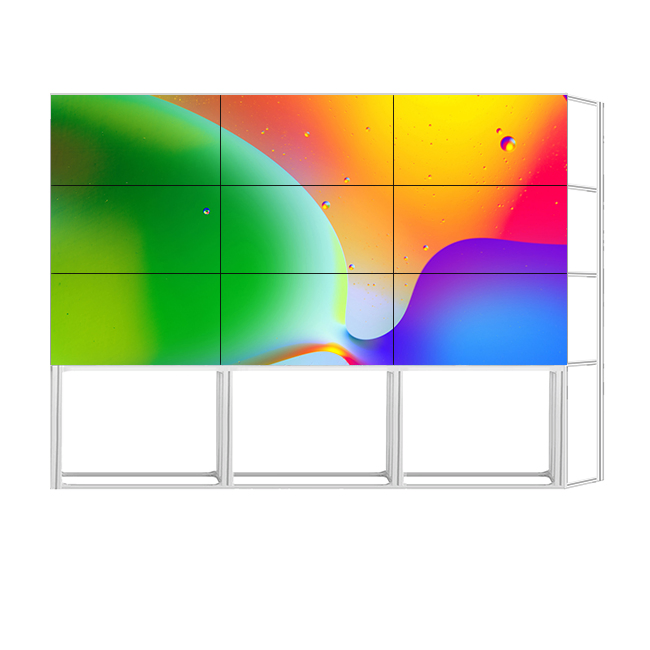 Digital Signage Displayer 3X3 LCD Video Wall 4K@60Hz Video Wall System