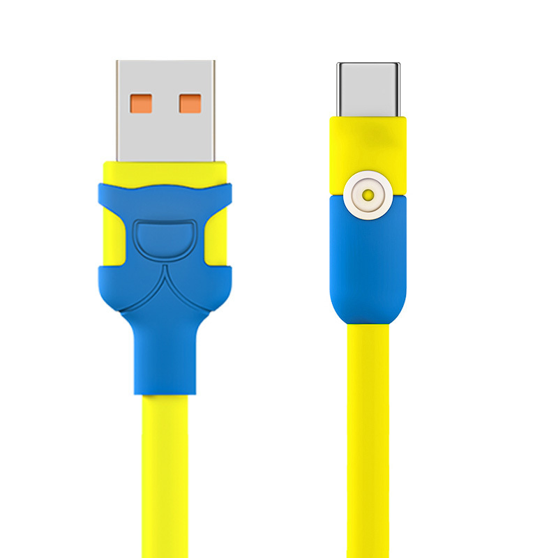 Кабель USB-C 120W с Миньонами для быстрой зарядки