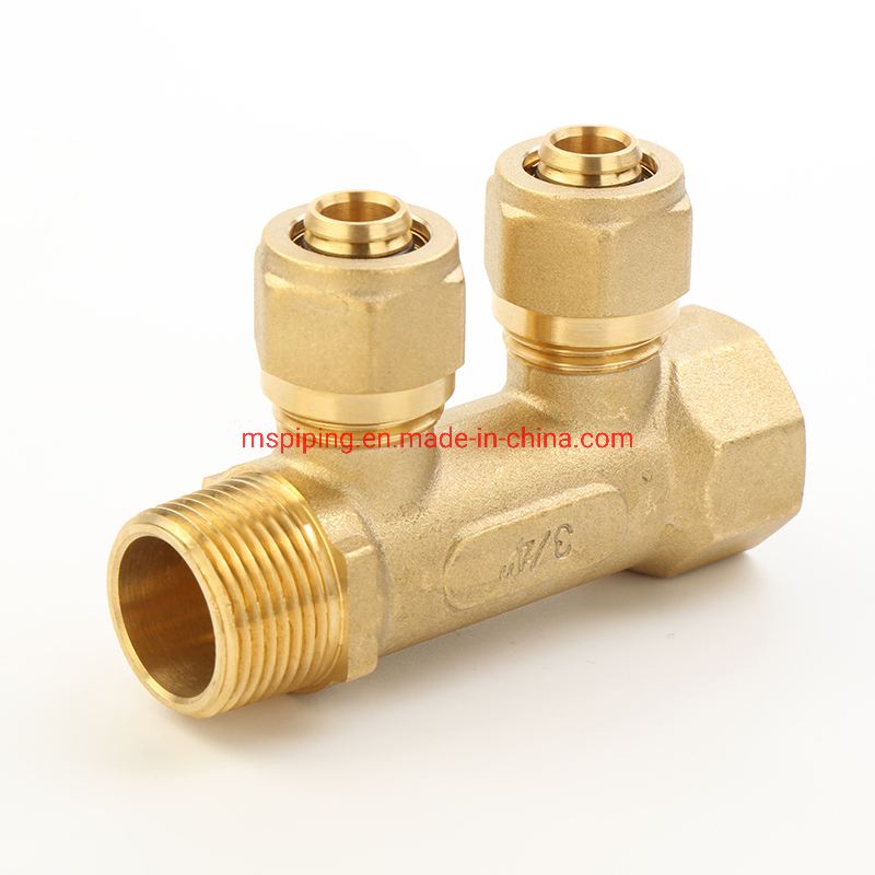 China Manufacturer Casting Brass Floor Heating Manifold Brass /Copper Without or with Nickel Plated