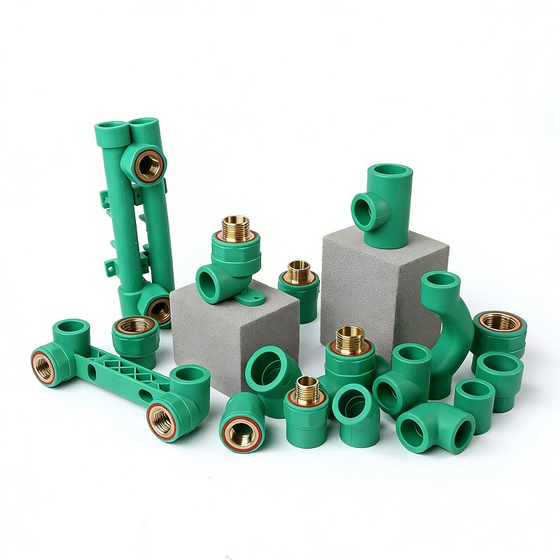PPR Hot Water Female Coupling with Red Ring for Hot Water