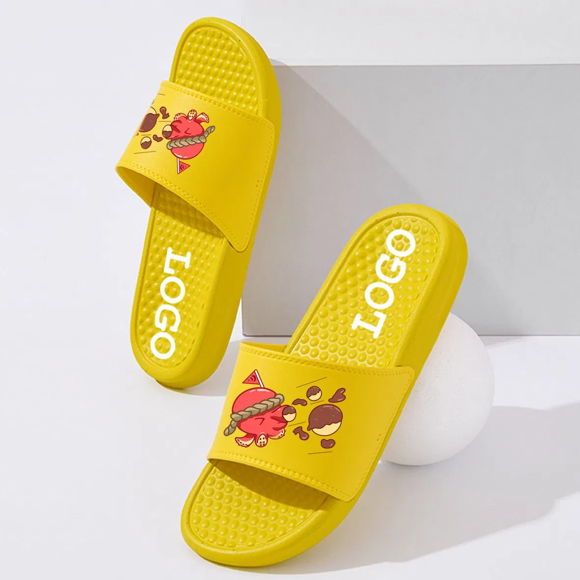 Factory Custom Slipper OEM Logo Hotel Slippers Custom Logo Slides Sleepers SPA Slippers for Men and Women