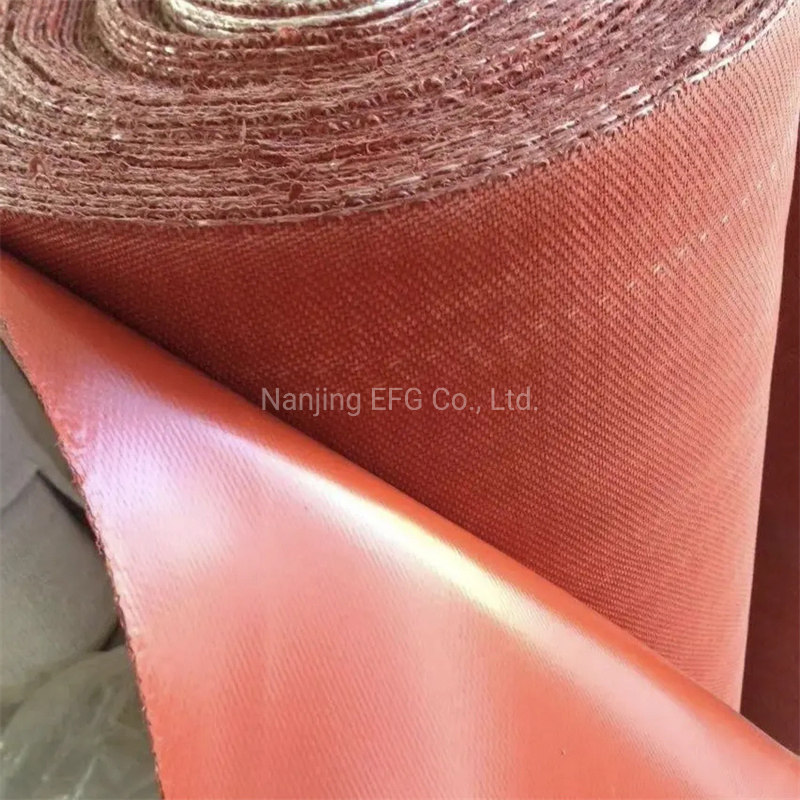 Long Using Life Silicone Rubber Coated Fiberglass Fabric for Furnace Curtains