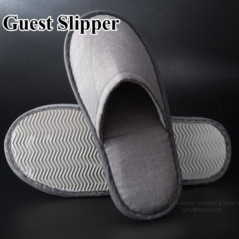 Disposable Hotel Slippers for Guests Bulk Slipper Pack for Hotel SPA Travel Closed Toe