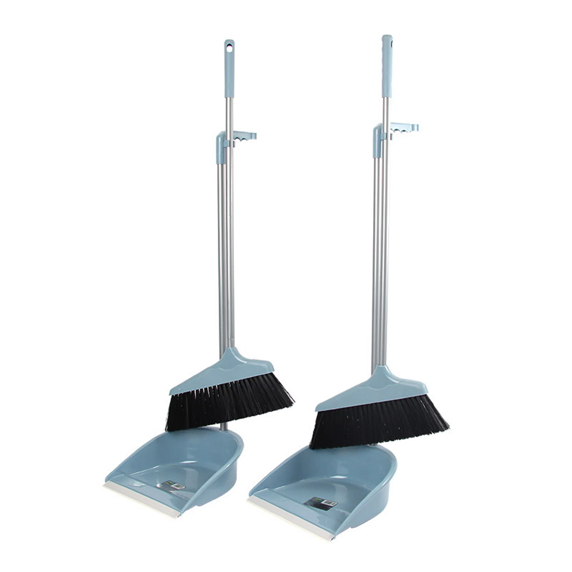 35 Inch Height for Use in Home Kitchen Office Lobby and Outdoors Stand Store Upright Broom and Dustpan Set