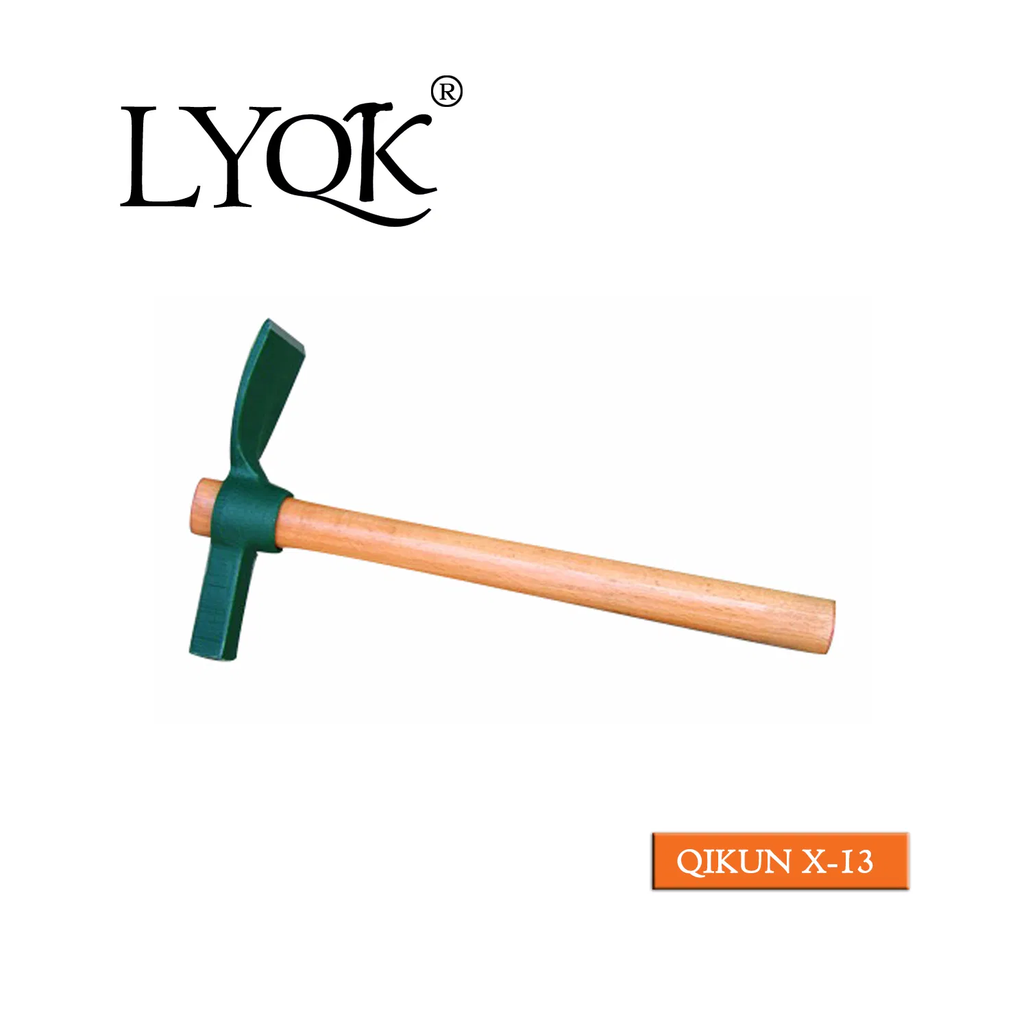 X-08 High Quality Rail Steel 65mn Agriculture Farm Garden Hardware Hand Tools Pick Head Mattock Pickaxe