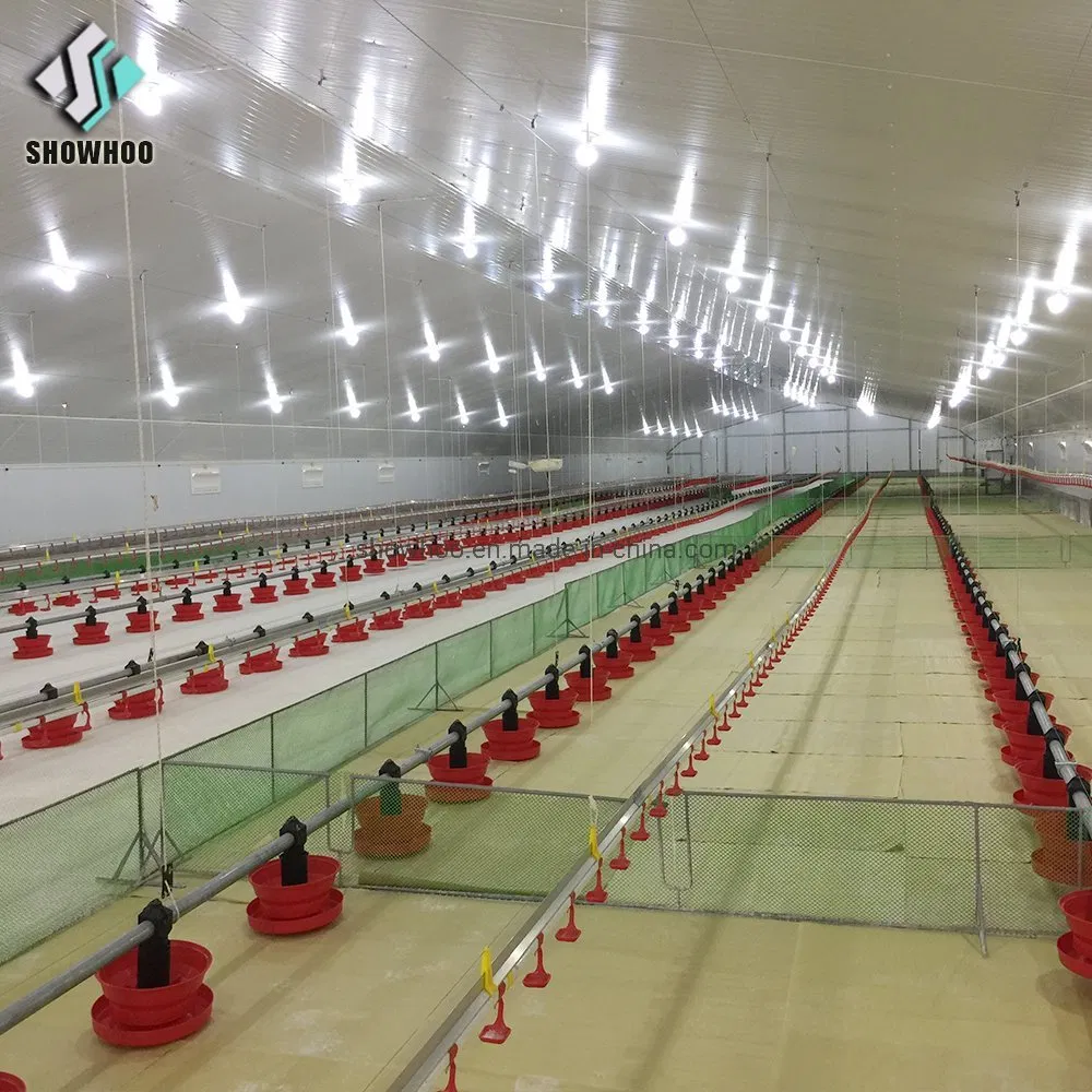 China Cheap Prefab Poultry Farming Prefabricated Industrial Chicken House Africa