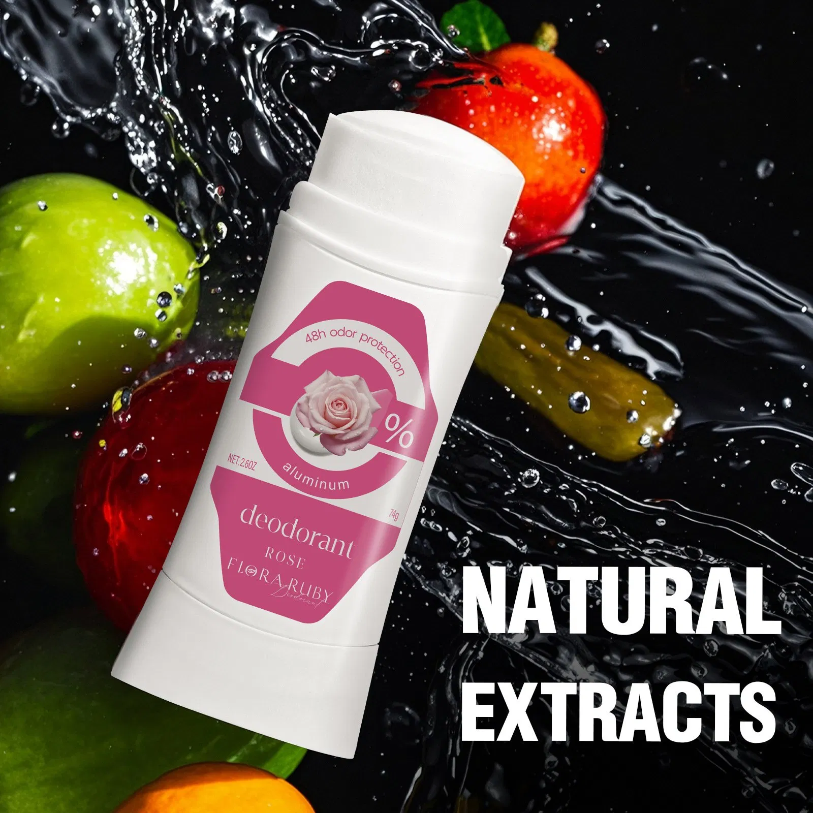 Gentle Aluminum-Free Deodorant with Refreshing Non-Irritating Pearl Beads