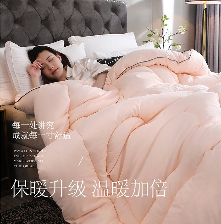 Printed Frosted Thickened Winter Quilt Core Double Hotel Autumn and Winter Quilt