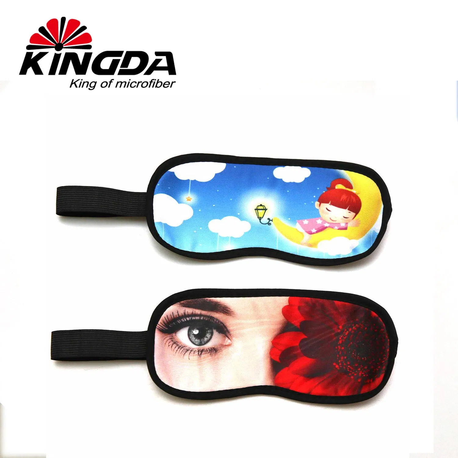 Eye Mask Customization Photo Printing RPET Microfiber Fibre