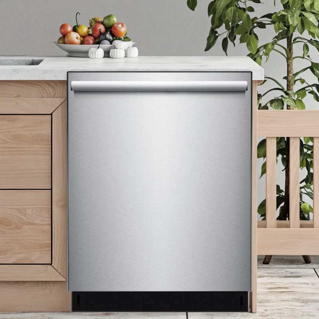 14 Sets Stainless Steel Dish Washer Built-in Dishwasher for Home Hotel Use