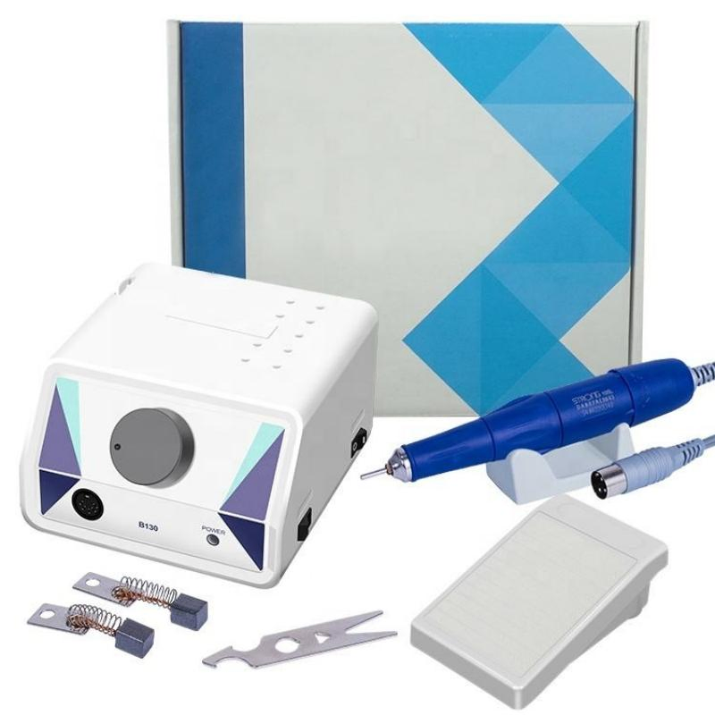 Plastic Professional Electric 45000rpm Strong 130 Nail Drill Machine Manicure Pedicure Equipment