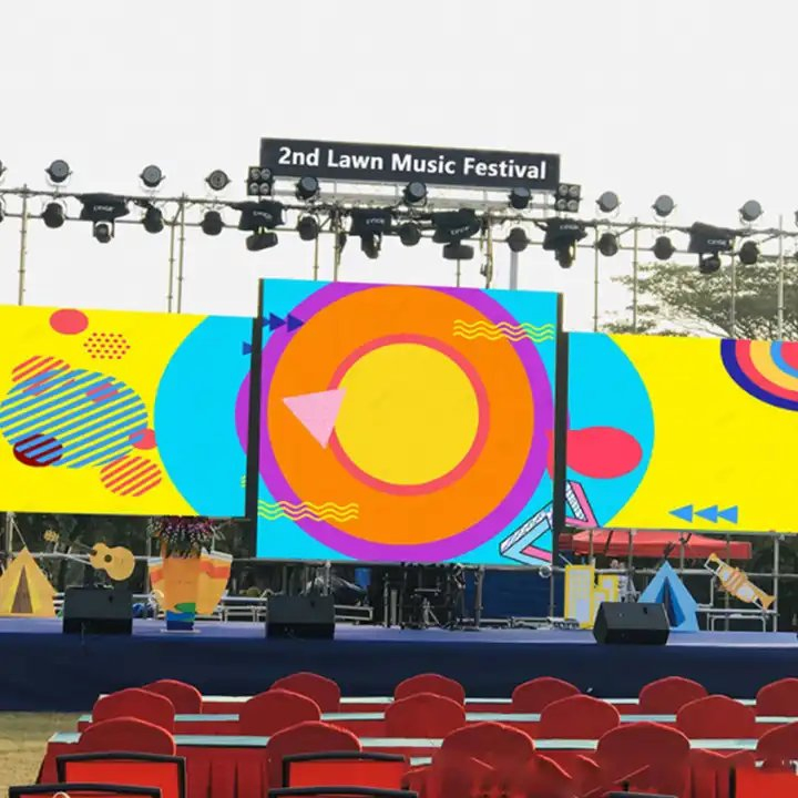 P2.6 P2.9 P3 Indoor and Outdoor Stage Full Color LED Rental Video Display Wedding Performance Mobile HD Large Screen Display