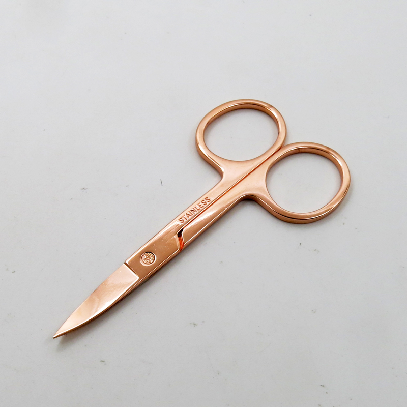 Rose Planting Beauty Scissor Stainless Steel Eyebrow Hair Facial Trimming Tweezers Scissors Tools for Manicure Care