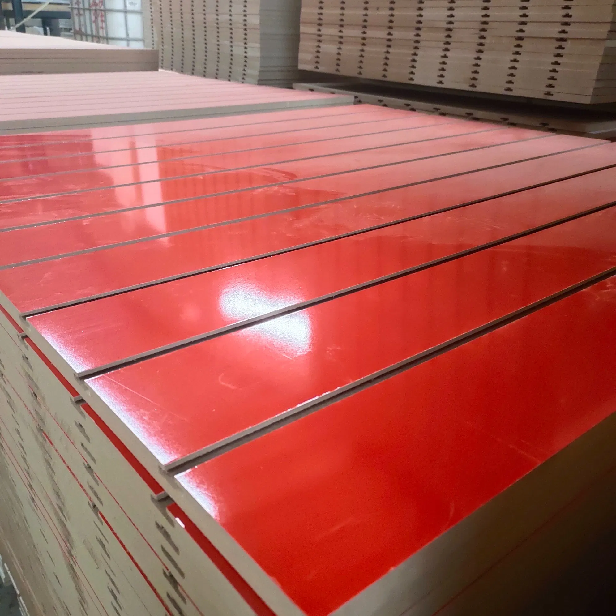 Custom Slotted MDF Board Shelves Retail Store Slatwall Panels Slatwall Display