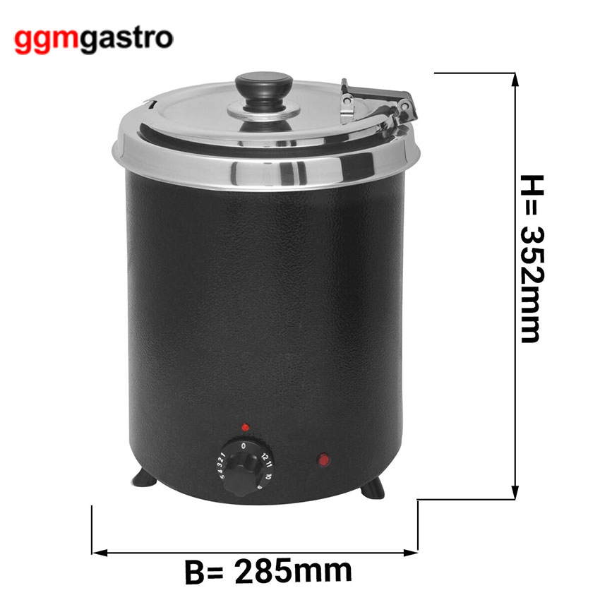 Stainless Steel Food Warmer Machine Freestanding Commercial 100L Gas Soup Kettle Swh57s