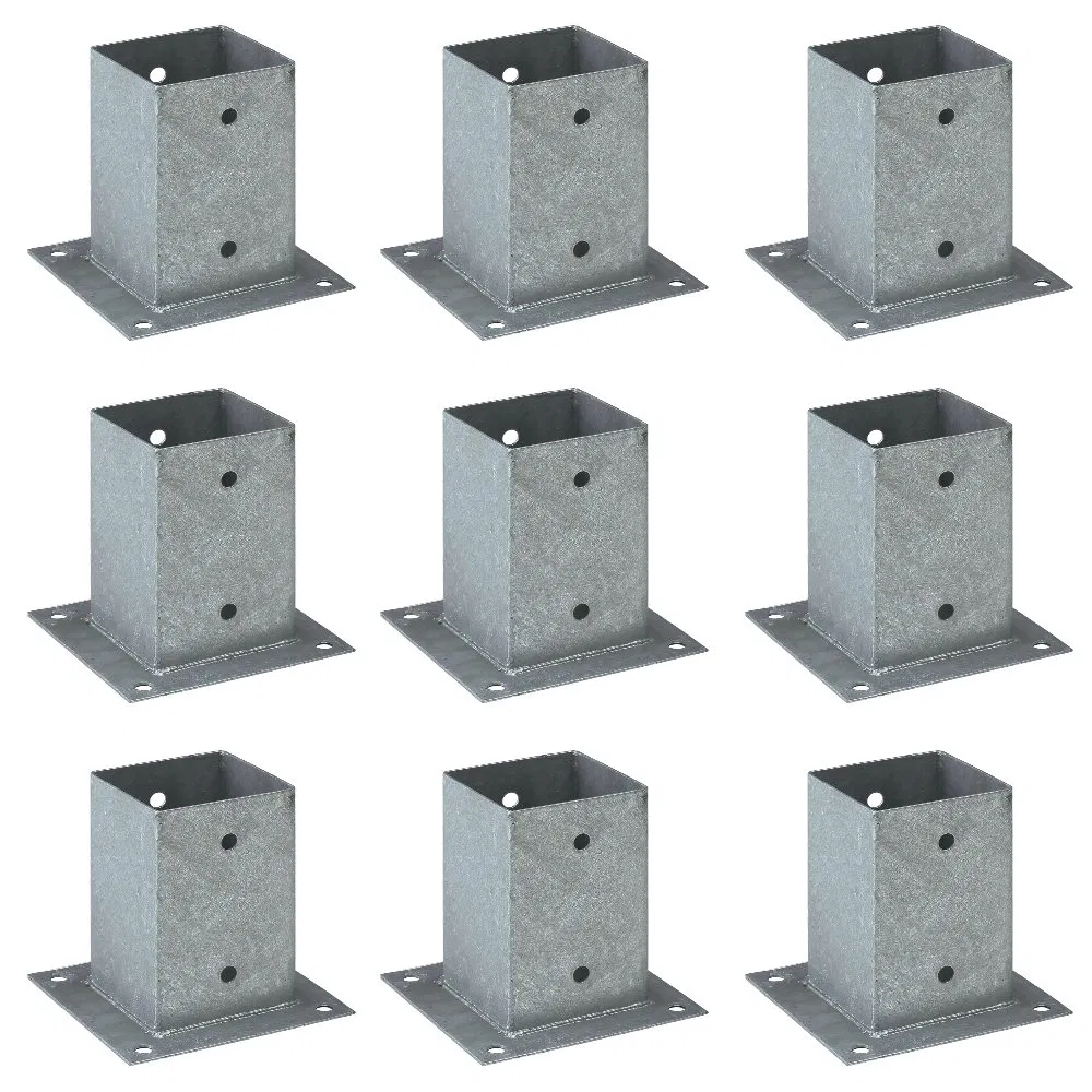 Грунтовый анкер квадратный с оттяжкой, оцинкованный