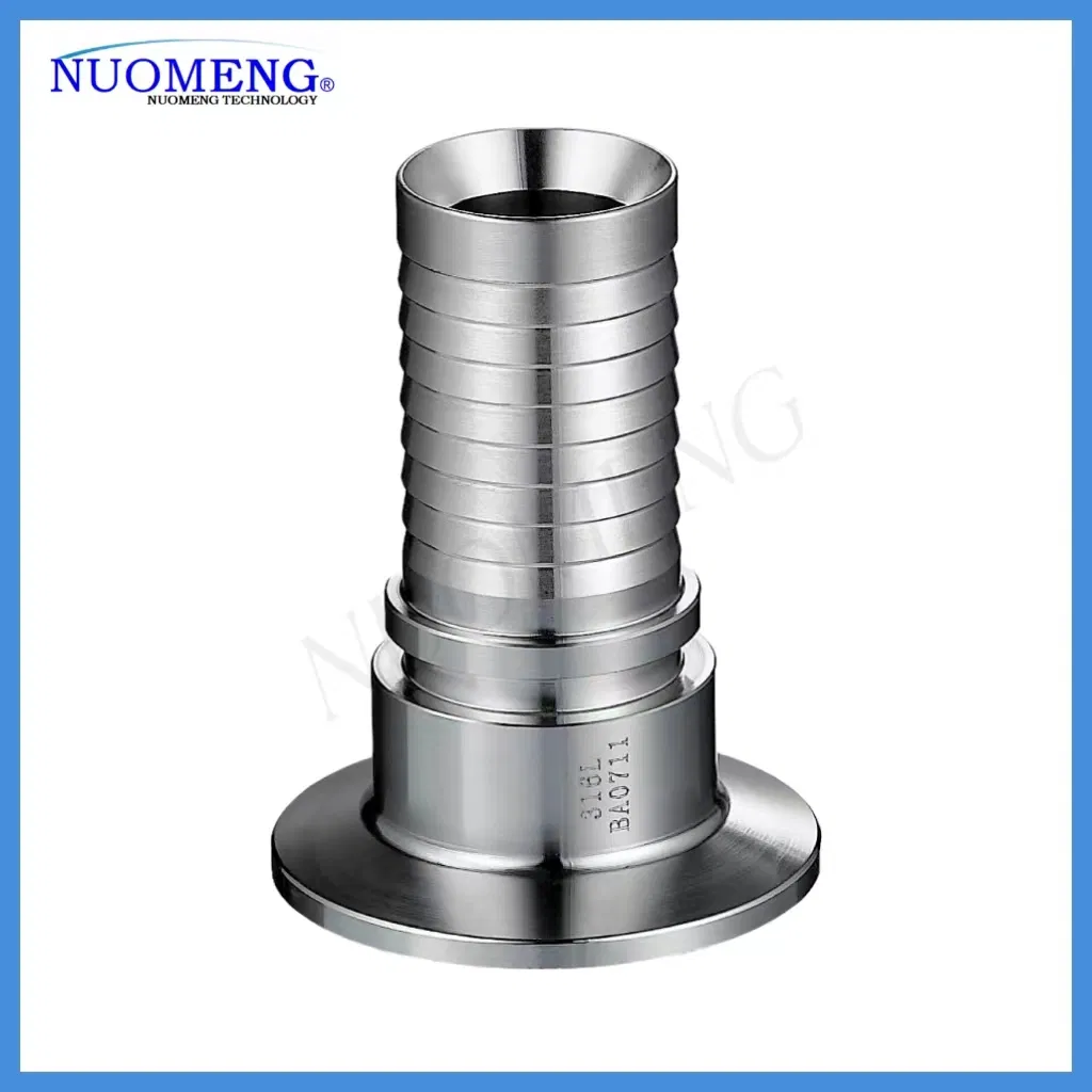 Premium Sanitary Stainless Steel Clamped Hose Coupling for Industrial Use