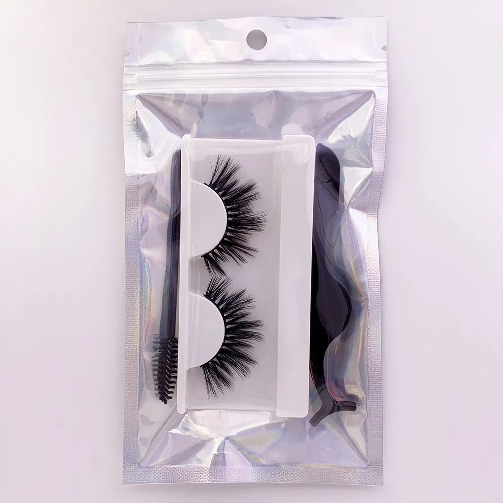 Wholesale Faux Mink Lashes with Eyelash Brush and Tweezers