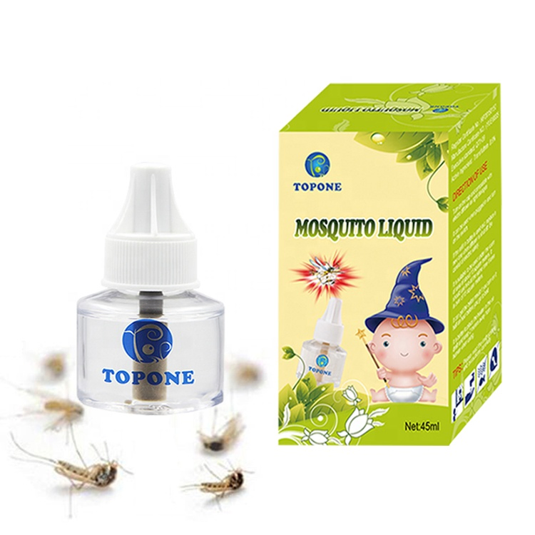 Topone OEM Pesticide 45ml Chemical Electrical Mosquito Repellent Liquid