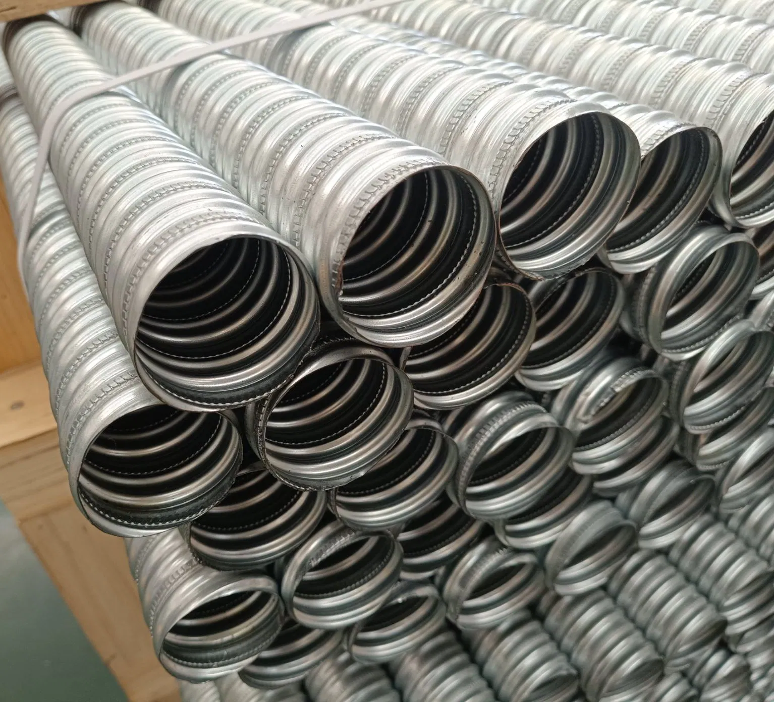 70mm High Tension Corrugated Galvanized Prestressed Steel Metal Slab for Pre-Stressed Concrete Bridge Construction
