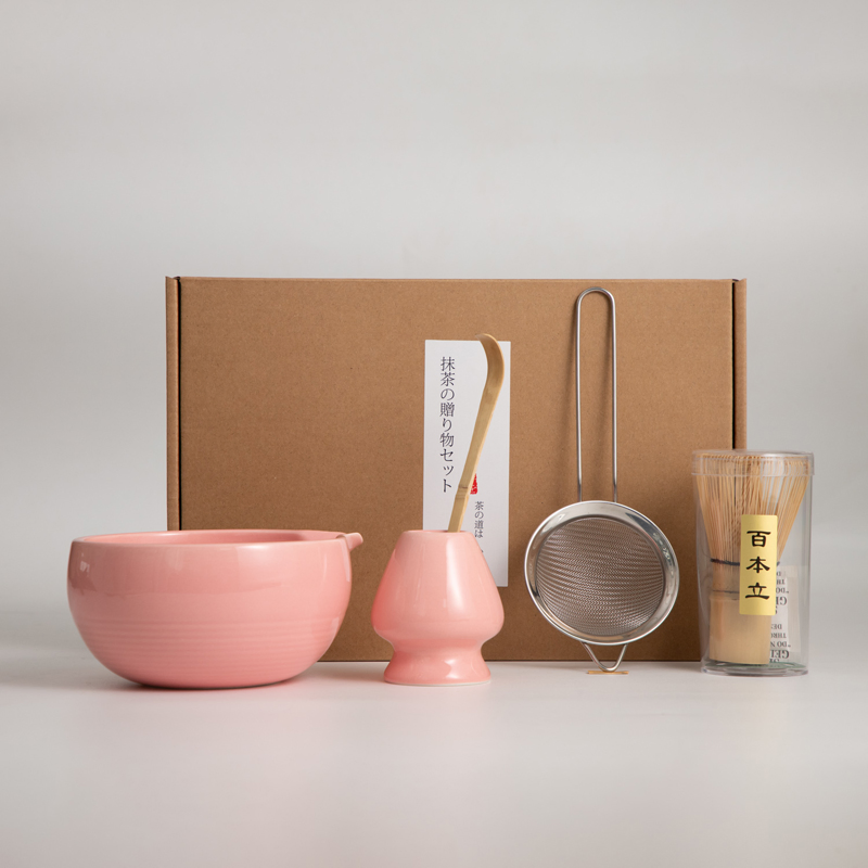High Quality Ceramic Matcha Bowl Set Bamboo Tea & Coffee Bowl Brush Quality Matcha Tea & Coffee Set