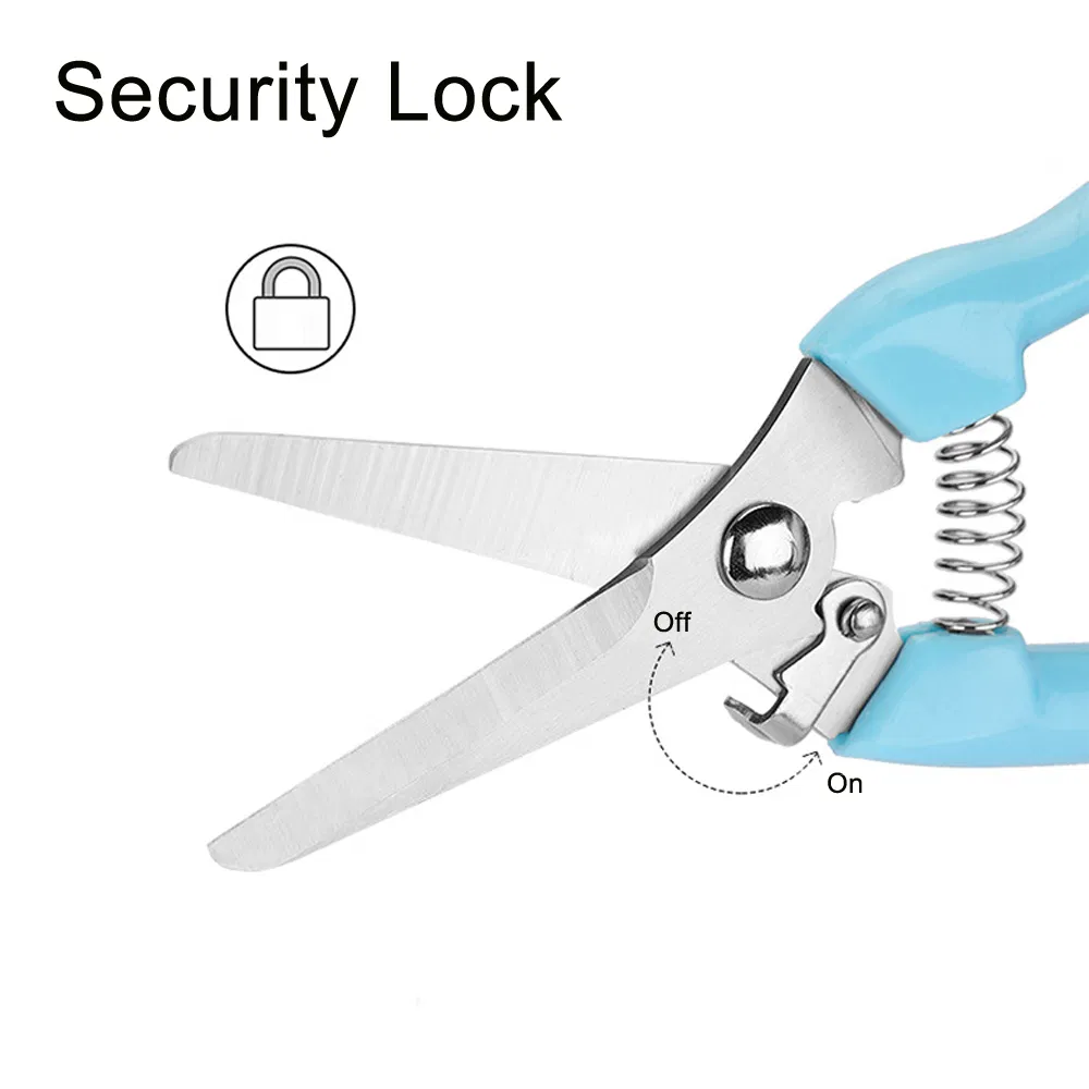 St003 Shaping Jobs Gardening Scissors Hand Branch Pruner with Rubber Grip