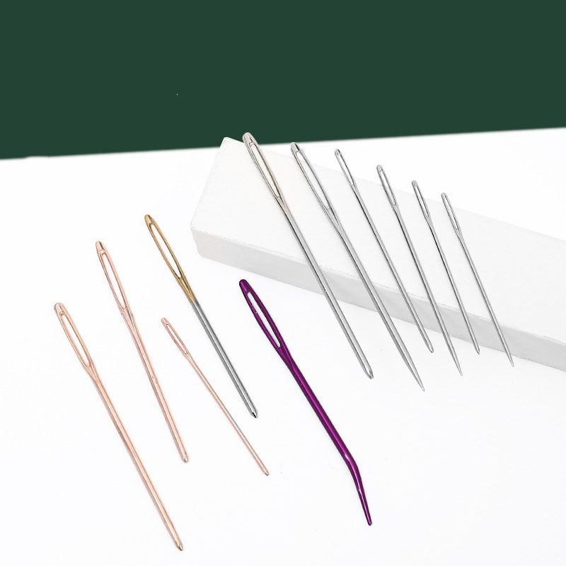 Leather Hand Sewing Needles Round Head Hand Blunt Embroidery Hand Sewing Needles