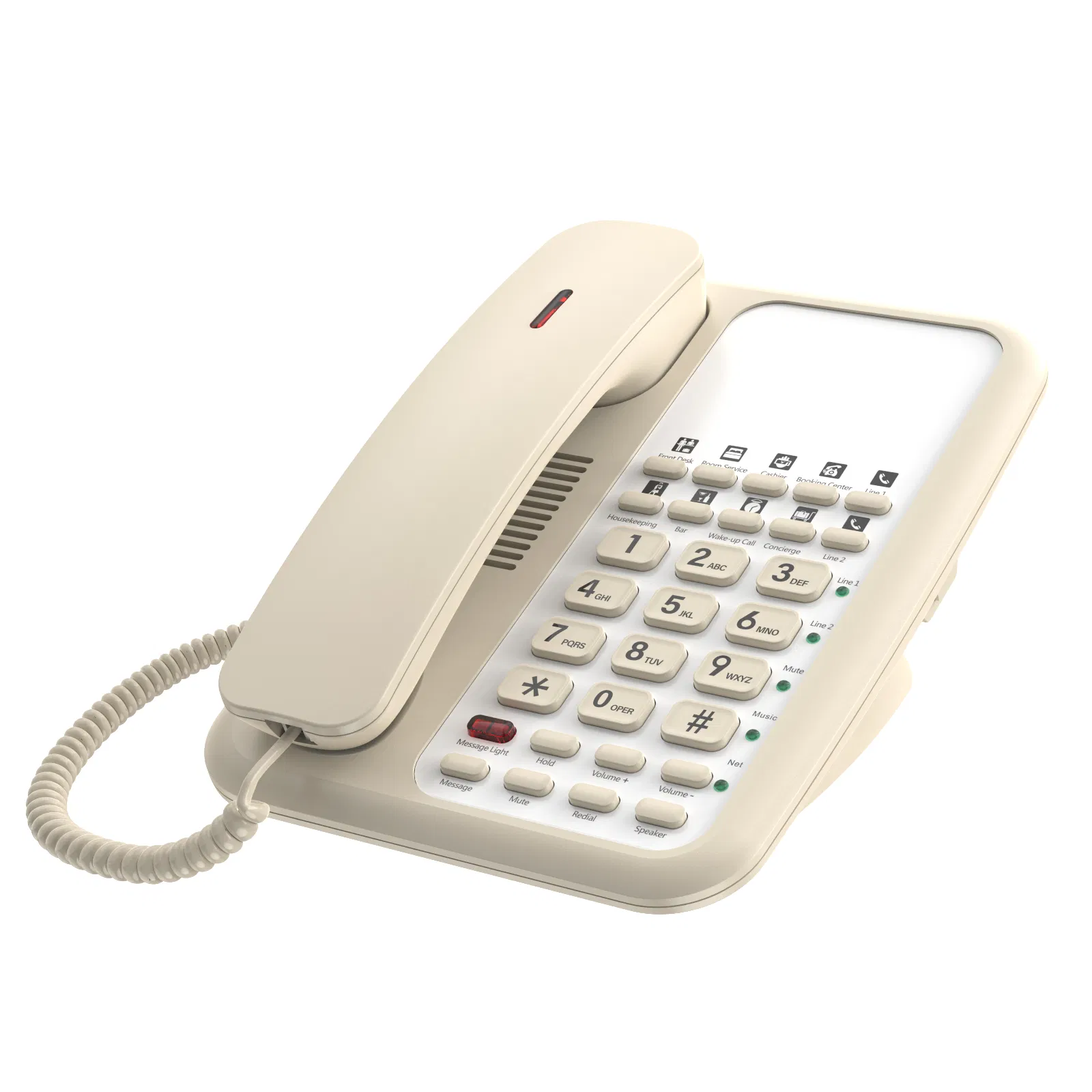 Advanced Cordless VoIP Hotel Phone with Poe Technology