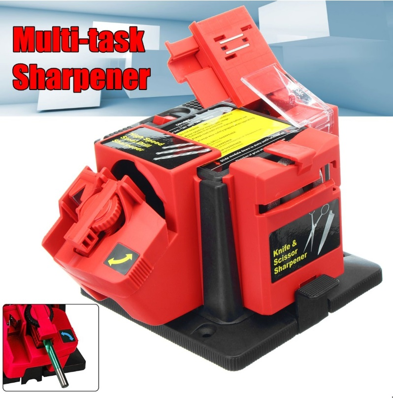 65W Power Knife/Drill Sharpening Machine Electric Multi-Task Scissor Blade Sharpener