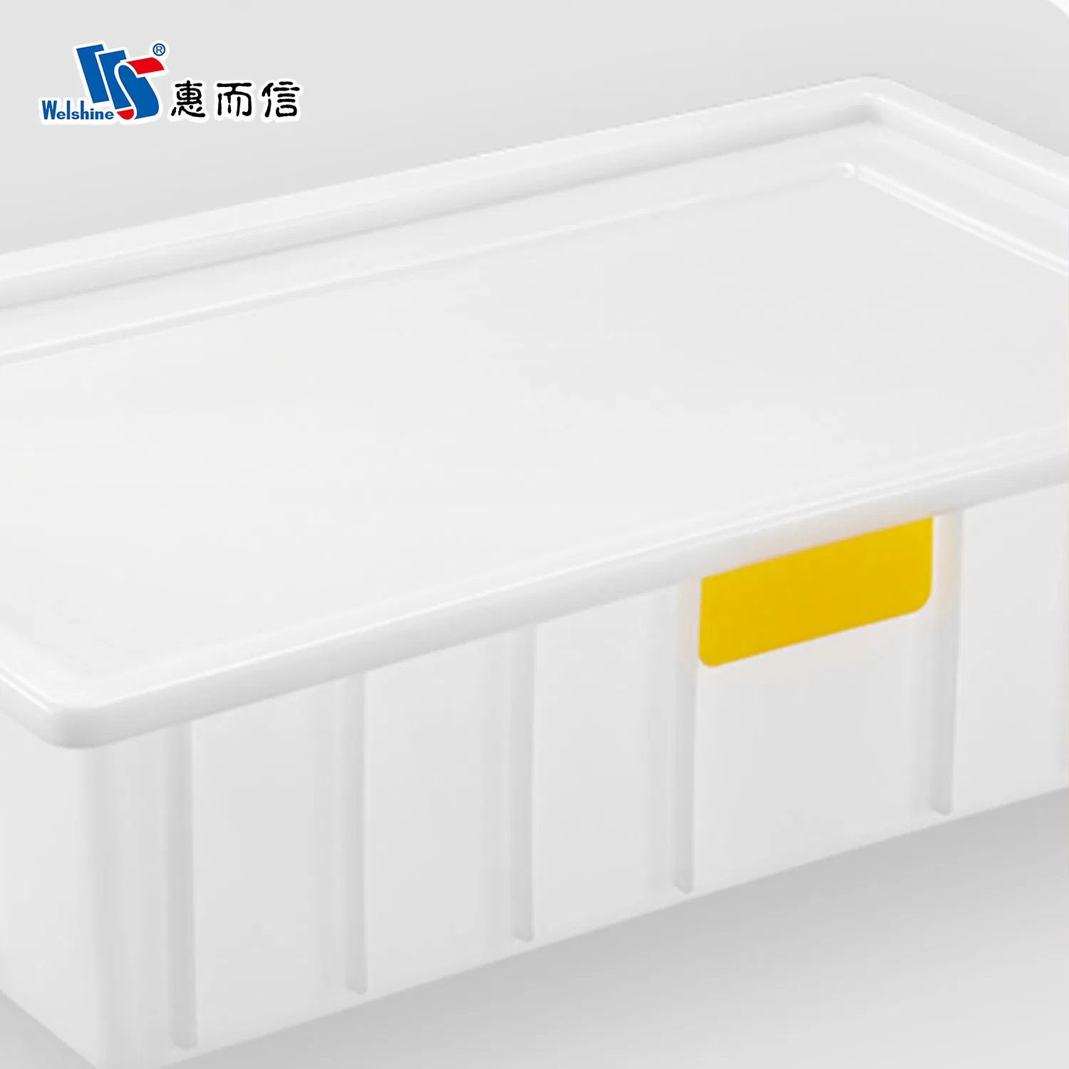 White Stackable Durabl Plastic Moving Vegetable Fruit Seafood Turnover Crates Storage Container