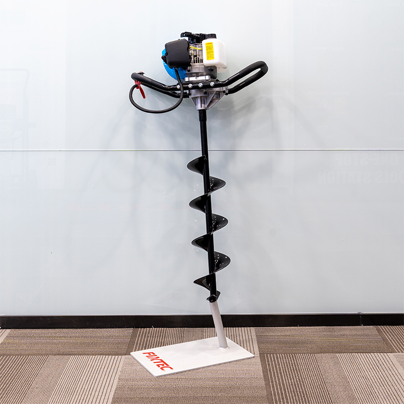 Fixtec Gasoline Engine 1.45kw 52cc 2 Stroke Ground Drill Digger Machine Gasoline Earth Auger