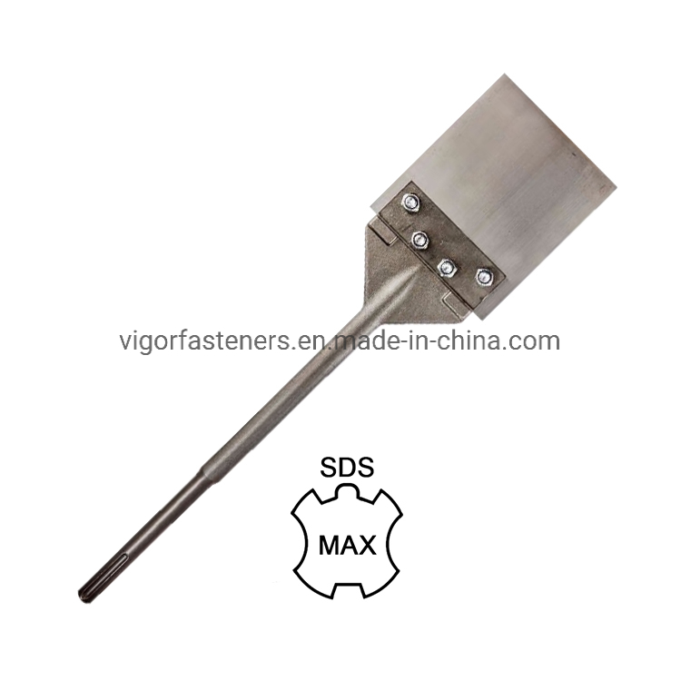 SDS Max Replacement Flat Blade Chisel Bit Tile Floor Scraper Tool Thinset Removal Chisels for Removing Floor Tile Thinset