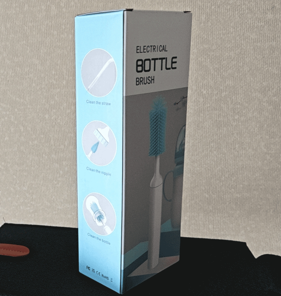 Электрическая силиконовая щетка для бутылок, 3 шт