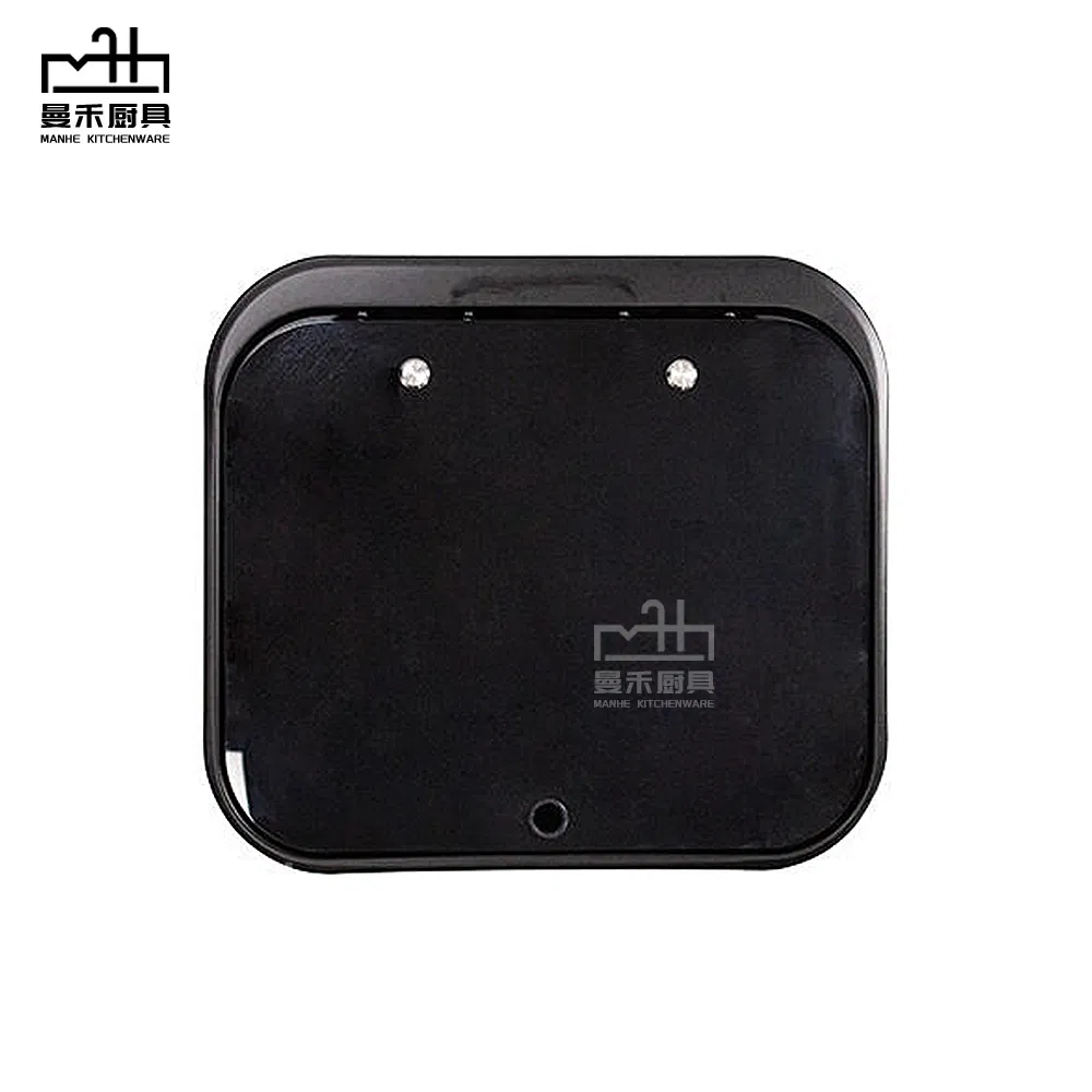 Black Color Stainless Steel Bar Camping Sink Portable RV Sink with Glass Cover for Camper Trailer Caravan