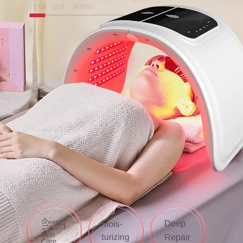 7 Color Cold Nano Spray Anti-Wrinkle Red Light Therapy Device Facial Beauty Use Professional PDT LED Light Therapy Machine