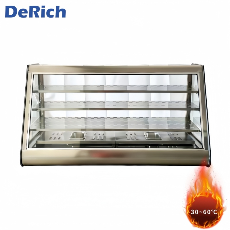 Derich Heated-Holding-Cabinet Kitchen-Catering-Equipment Countertop Electric Insulated Stainless Steel Food Display Warmer