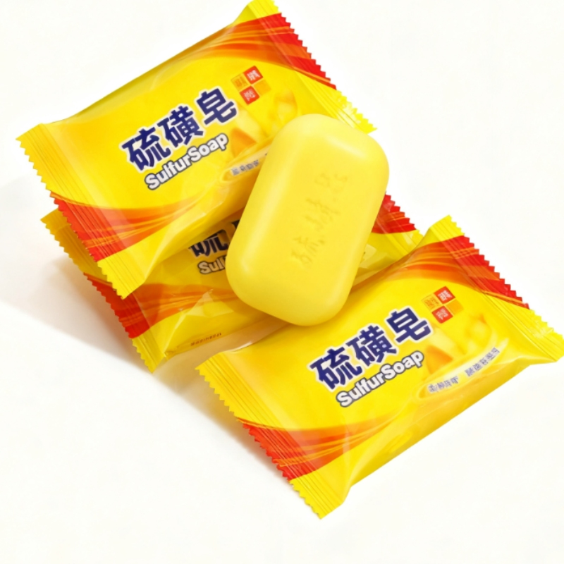 Natural Sulfur Ingredient Gentle Cleansing Refreshing Bath Soap