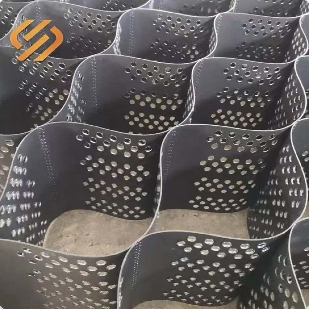 Welding Spaceing 356mm 445mm Polyethylene Geocell for Soil Stabilization and Erosion Control