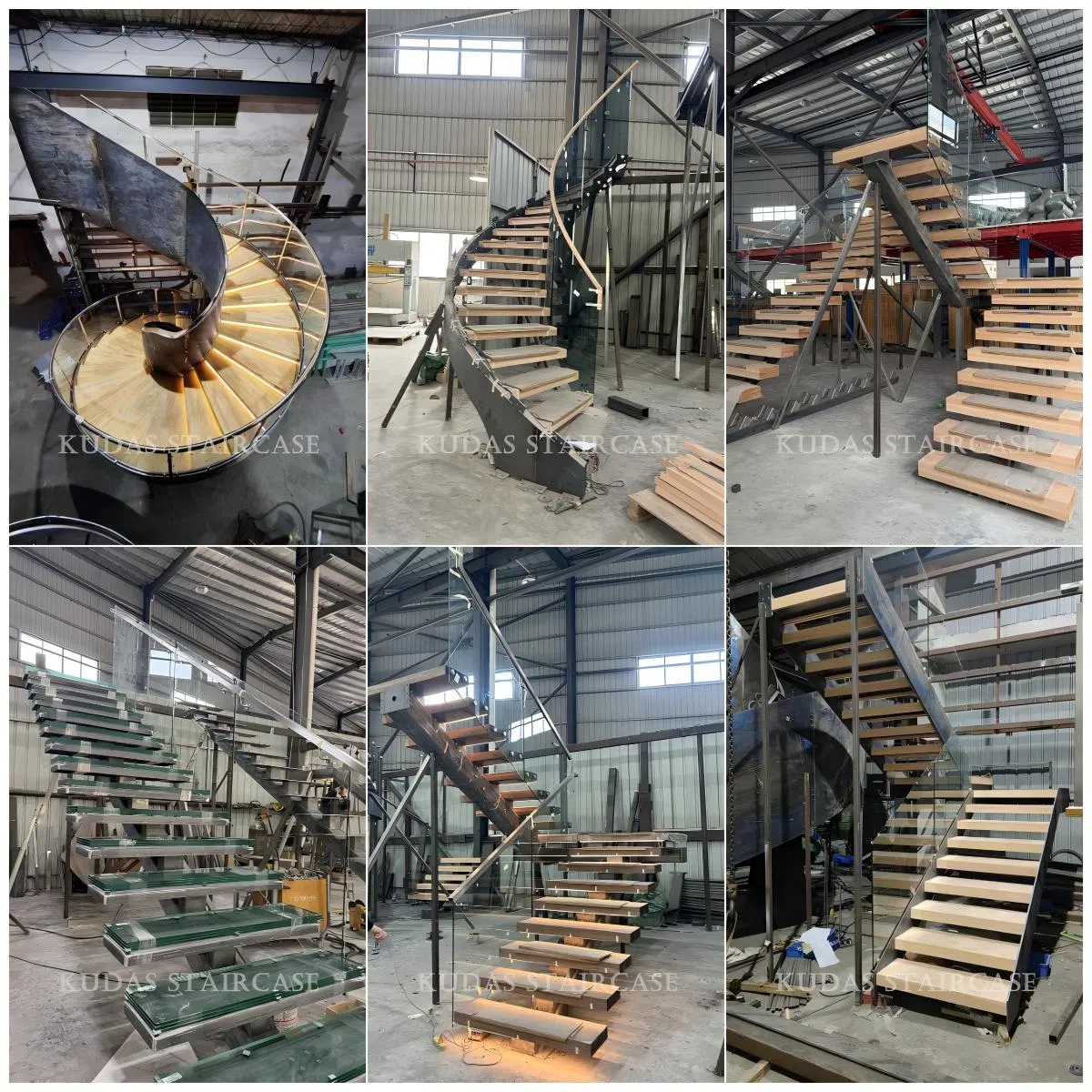 Hot Sale Prefabricated Exterior Stairs Metal Steel Outdoor Stairs