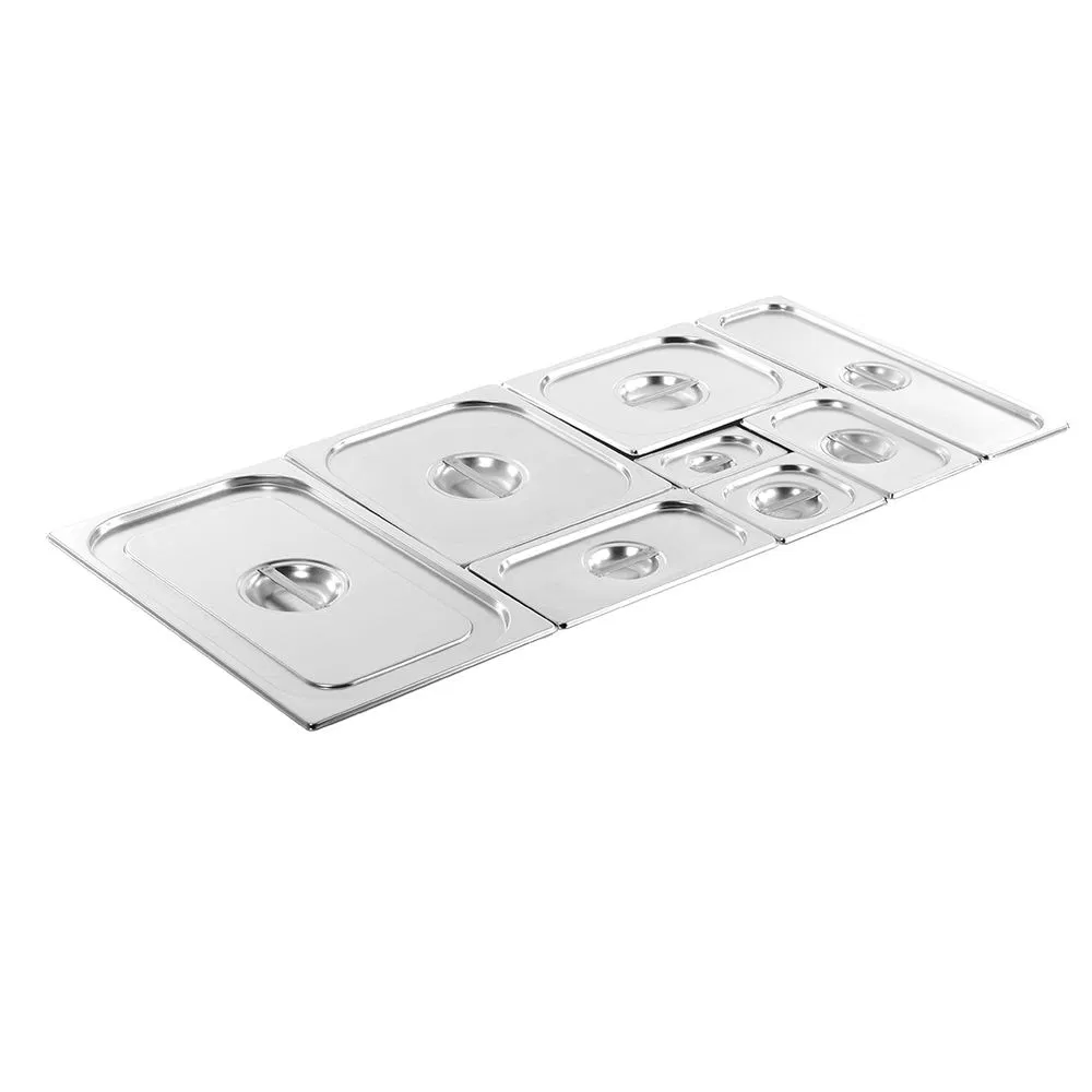 1/1 Stainless Steel Gn Container Lid with Notched