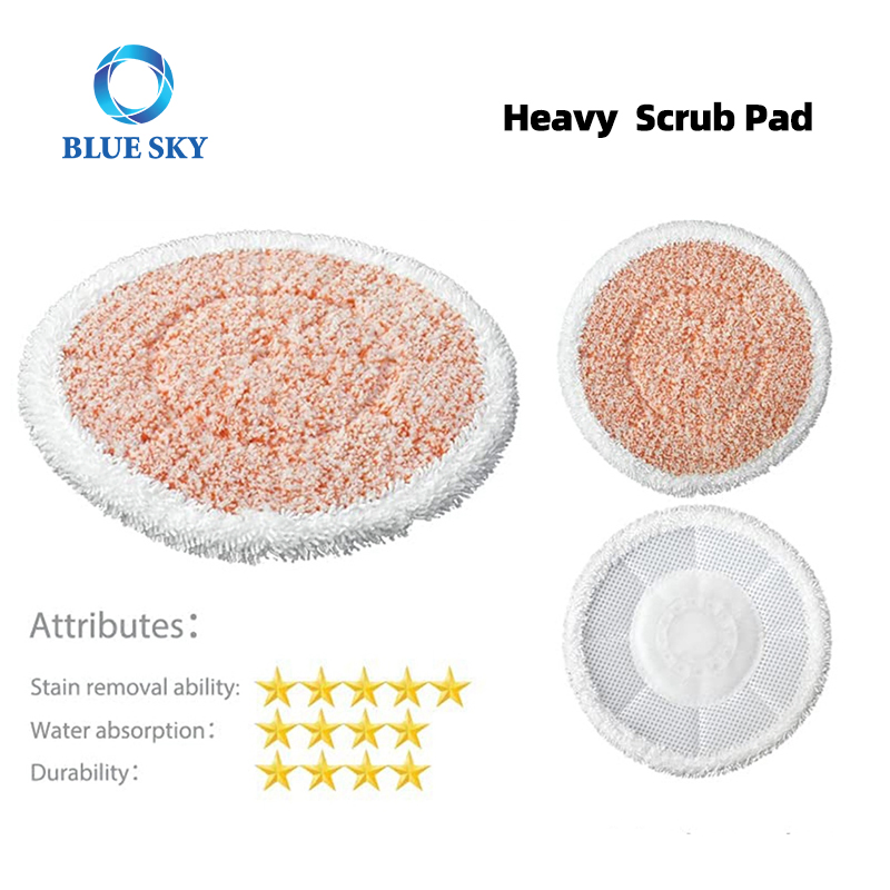 S7001 Steam Mop Pads Compatible with Shark Steam Mop Replacement Pads S7000 S7000amz S7001 S7001tgt S7201 Steam & Scrub Mop