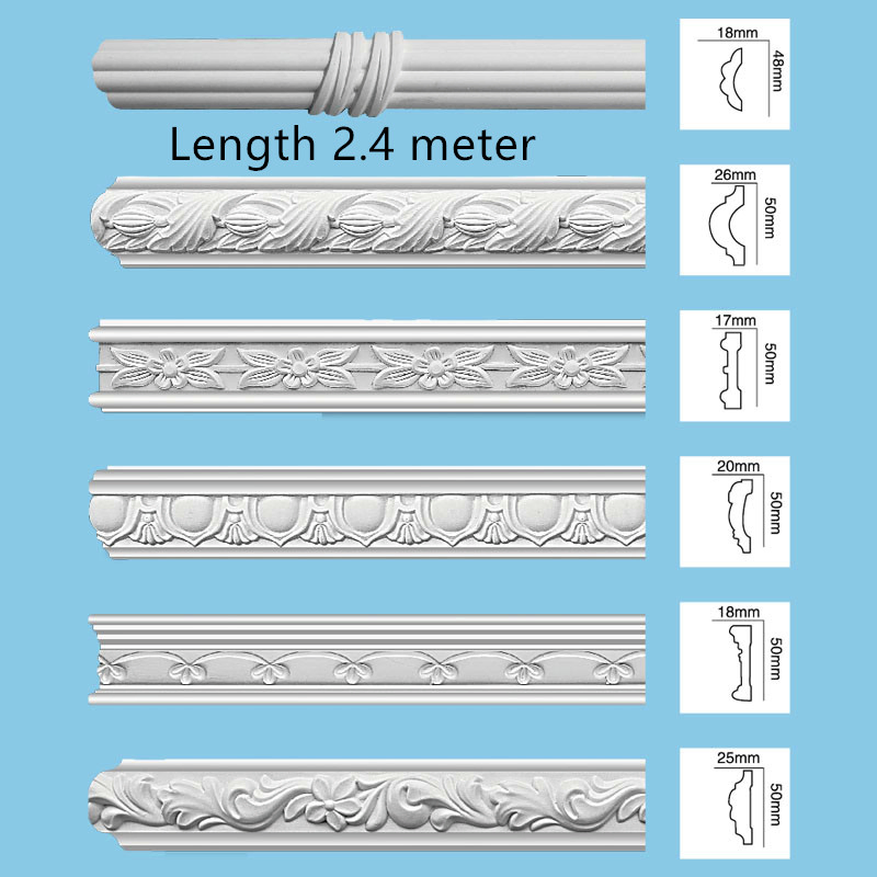 Popularhot Sales New Factory Price Skirting Ceiling Cornice Mold Decorative PU Crown Moulding