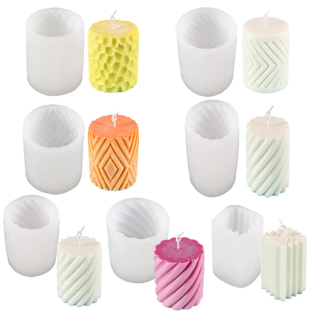 Hot Selling Custom Silicone Candle Molds for Candle Making