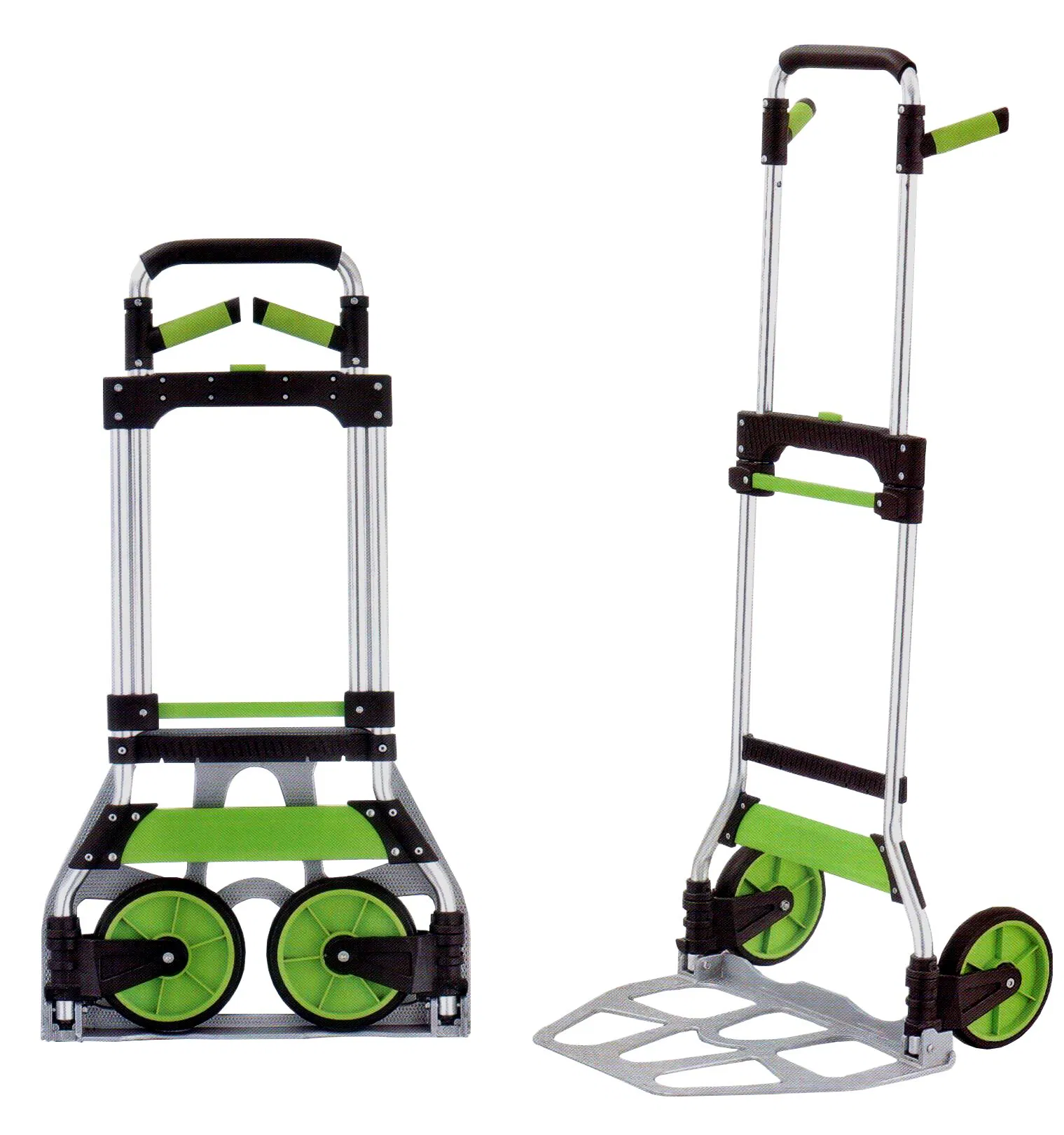 Portable Aluminum Climbing Foldable Platform Hand Trolley Push Cart