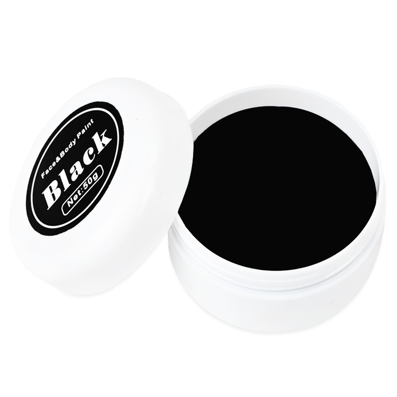 Single 3G 10g 50g Halloween Black Red White Painting Oil Based Cream Face Body Paint