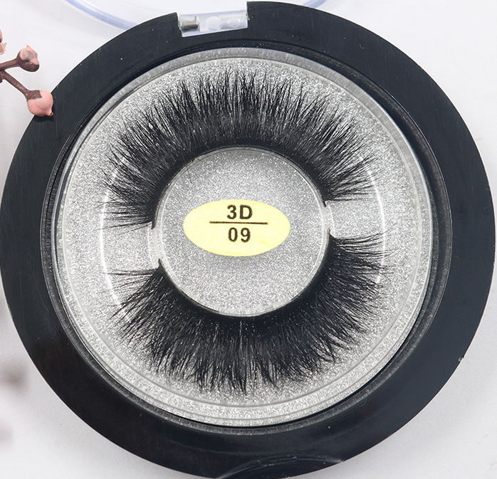 Labor 1 Pair 3D Soft Mink Hair False Eyelashes Handmade Wispy Fluffy Long Lashes Natural Eye Makeup Tools Faux Eye Lashes