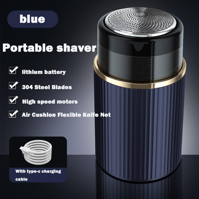 Mini Travel Electric Shaver Pocket Size Waterproof Washable Portable Razor for Men